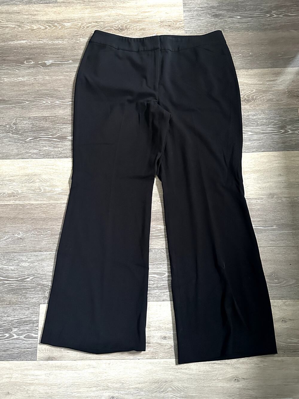 White House Black Market WHBM Women's Black Pants 14 S